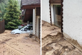 Воронеж под ударом стихии: мощный сель засыпал дом до окон