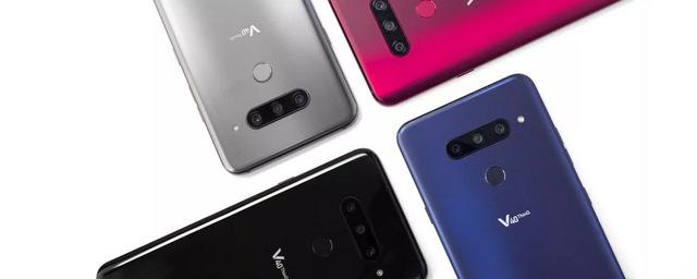 LG представила смартфон V40 ThinQ с пятью камерами