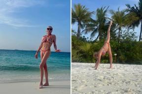 Волочкова сменила зиму на Мальдивы и порадовала фанатов шпагатом