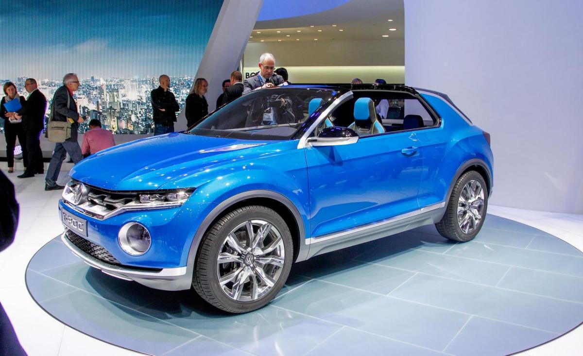 Во Франкфурте представили серийную модель Volkswagen T-Roc‍