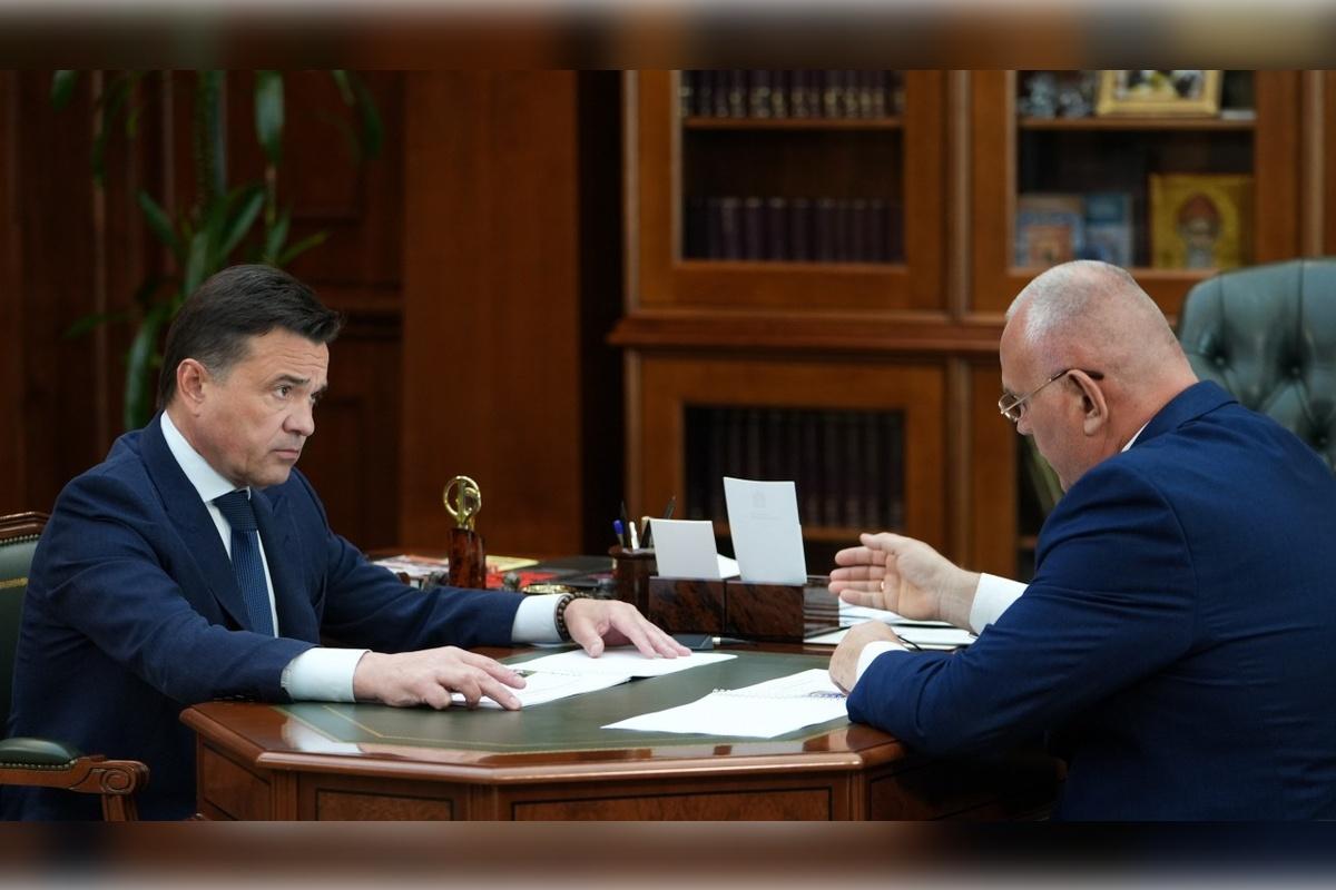 Андрей Воробьев обсудил с Юрием Крупениным вопросы развития Талдомского округа