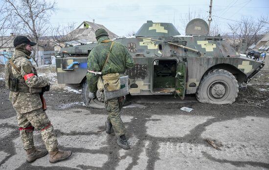Украинская бригада попала в окружение в Донецкой республике