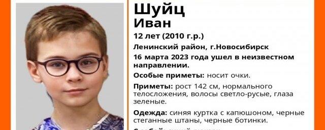 В Новосибирске ищут 12-летнего школьника в синей куртке, который пропал в Ленинском районе