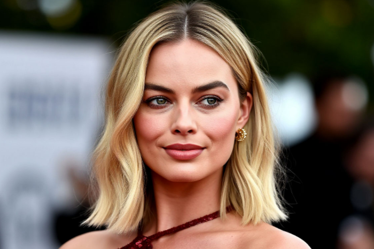 Марго Робби вновь была замечена после родов на прогулке с мужем и сыном