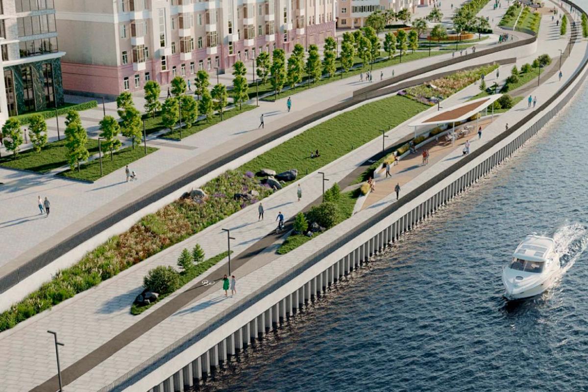 Мэр Руслан Болотов: Берегоукрепление Цесовской набережной сделает пребывание в центральной города части еще более комфортным