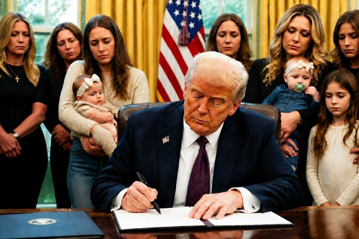 Трамп ударил по самому больному. Роды в США больше не дают гражданство автоматически