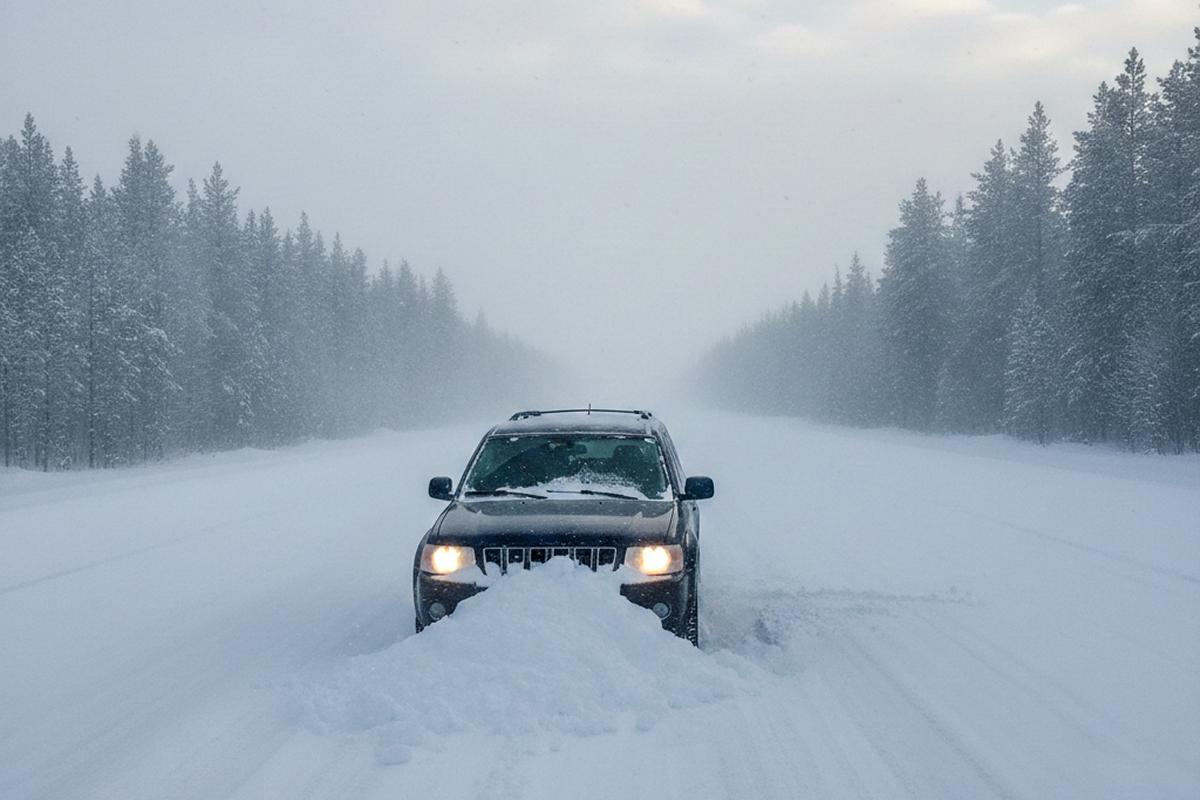 Дорожные службы Новосибирской области 21 раз выезжали на помощь застрявшим в морозы водителям
