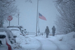 В США морозы, сильные ветра и снегопады унесли жизни 89 человек