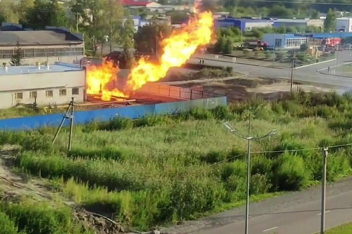 В Кургане эвакуируют жильцов из-за пожара на газораспределительной подстанции