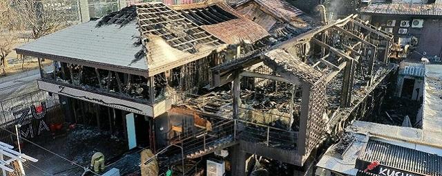 Пожар в ресторане во Владивостоке произошел из-за неисправности в системе вентиляции