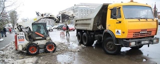 Иркутские дороги от снега очищали около 100 единиц техники