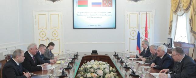 Полтавченко встретился с председателем Совета Нацсобрания Белоруссии