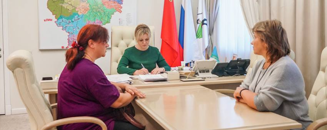 Глава г.о. Клин Алена Сокольская провела личный прием семей мобилизованных