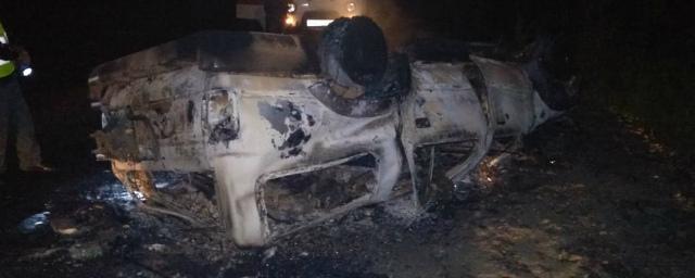 Угонщик в Хабаровском крае попал в ДТП и сжег украденный автомобиль