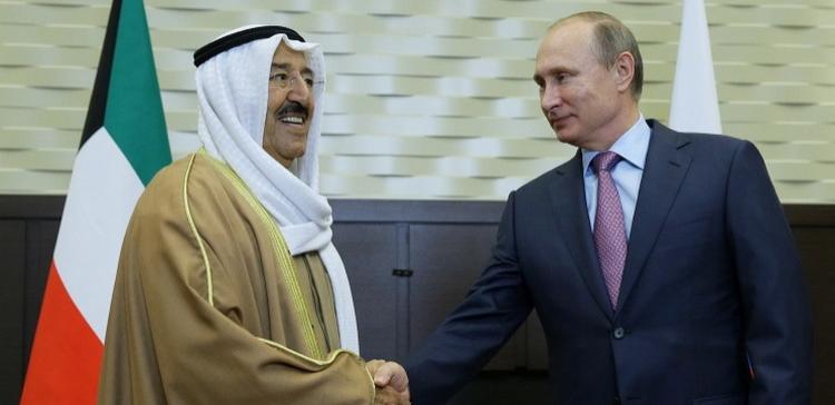 Путин в Сочи обсудил с эмиром Кувейта ситуацию на Ближнем Востоке