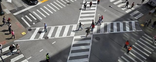 В Краснодаре на перекрестках появятся диагональные пешеходные переходы