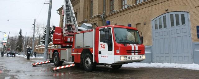 В Новой Москве произошел пожар в общежитии Минобороны