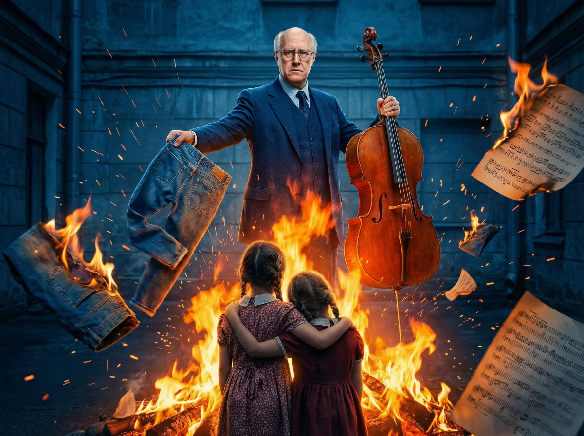 Сжег джинсы и запер в монастыре: как великий Ростропович воспитывал своих дочерей