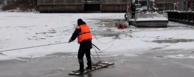 В Вологде спасли велосипедиста, провалившегося под лед