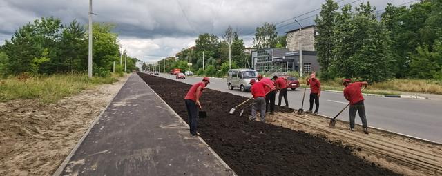 В Дзержинске начали строительство первого городского веломаршрута