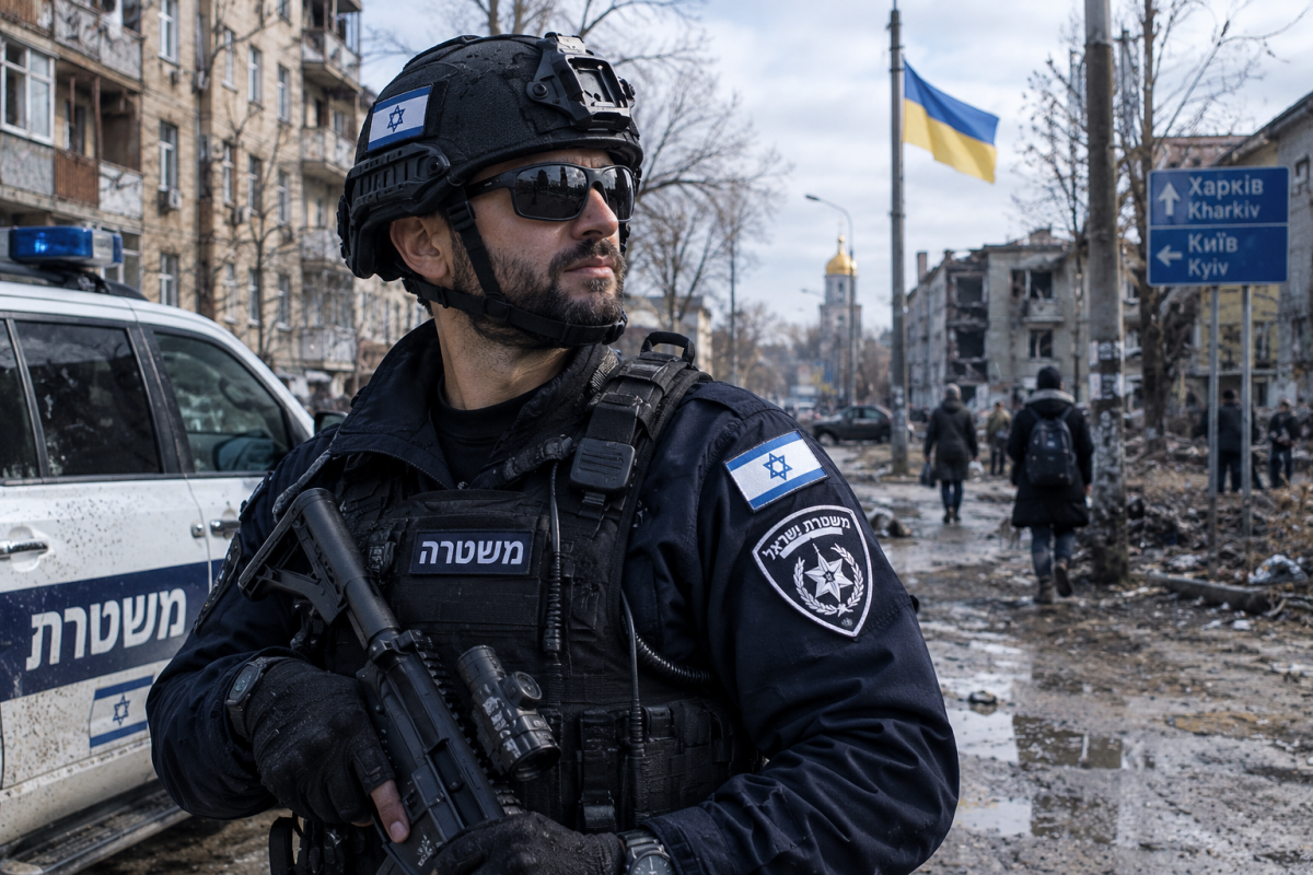 Израильские полицейские прибыли в Умань охранять хасидов на Рош ха-Шана