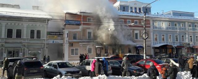 В Нижнем Новгороде произошел пожар в пабе «Шустрый шмэль»