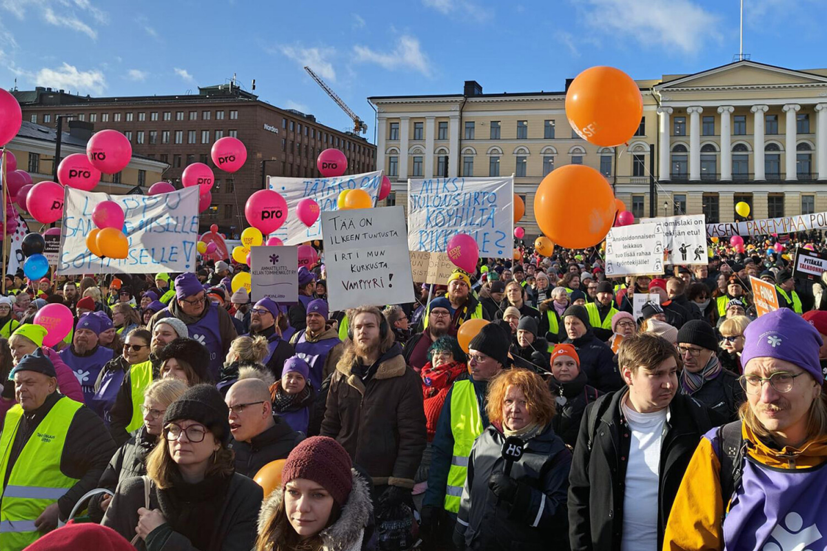 Забастовка в финляндии сейчас