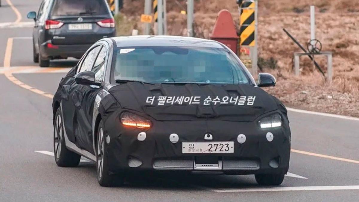 Серийный электрокар Hyundai Ioniq 6 P1 засняли на дорожных тестах