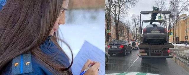 В Пскове приставы нашли на улицах более 40 автомобилей должников