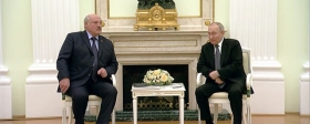 Владимир Путин и Александр Лукашенко обсудили на встрече в Санкт-Петербурге ЧВК «Вагнер»