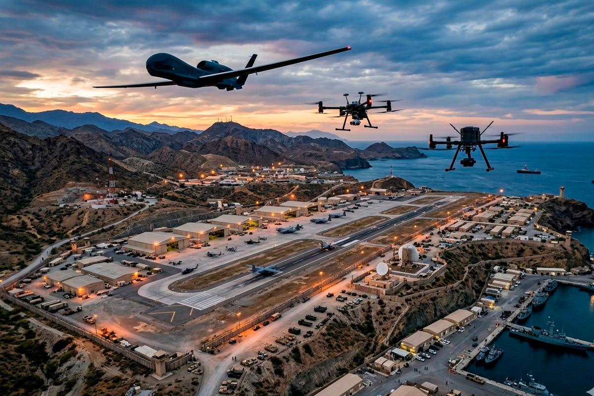 Неизвестные дроны нарушили работу американской базы стратегической авиации