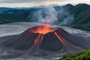 Спящий монстр: японский супервулкан накопил новую магму для гигантского извержения