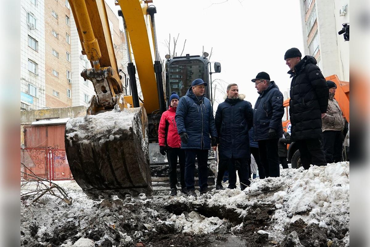 Иван Носков проверил устранение протечек трубопроводов в пяти районах Самары