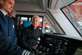 Moscow Mayor Sergei Sobyanin announced the completion of the MCD train fleet renewal