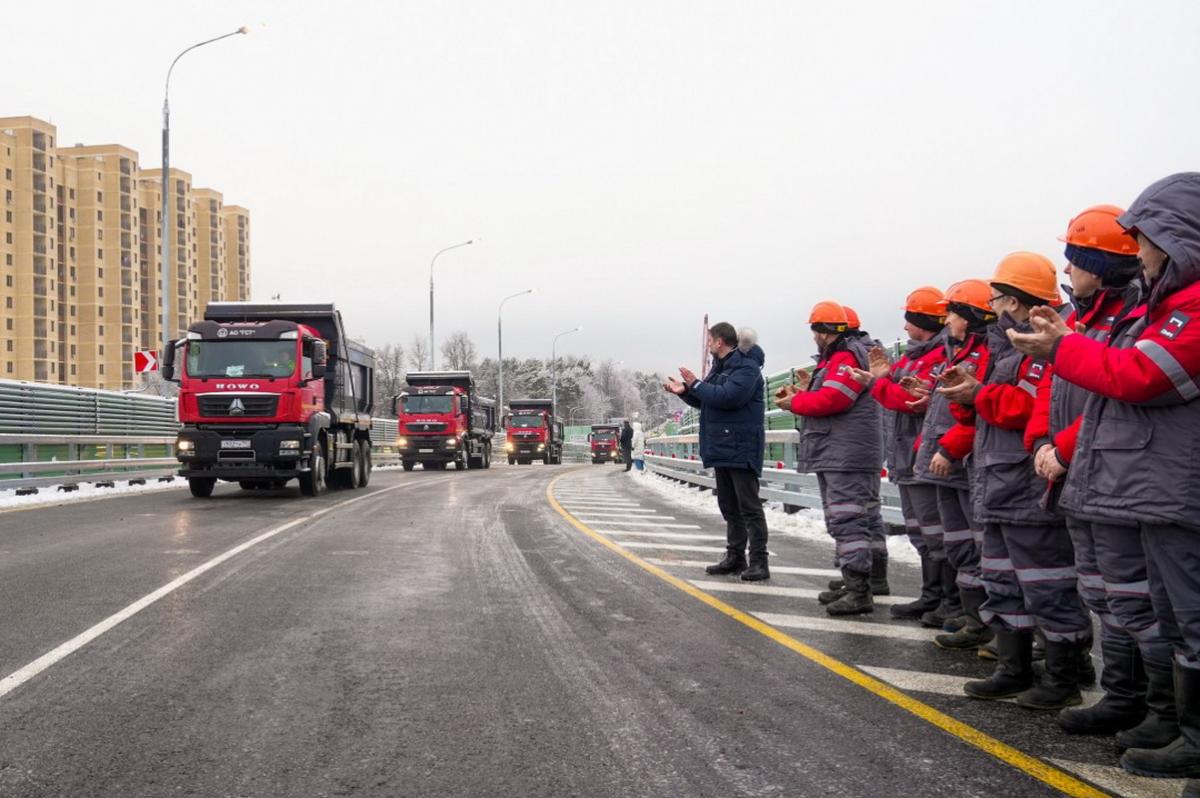 В Раменском округе досрочно открыли новый путепровод у станции «Быково»