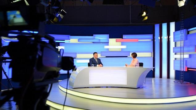 Губернатор Игорь Руденя примет участие в прямом эфире на телевидение