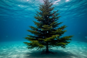 Ёлка на дне: уникальная традиция мордовских аквалангистов