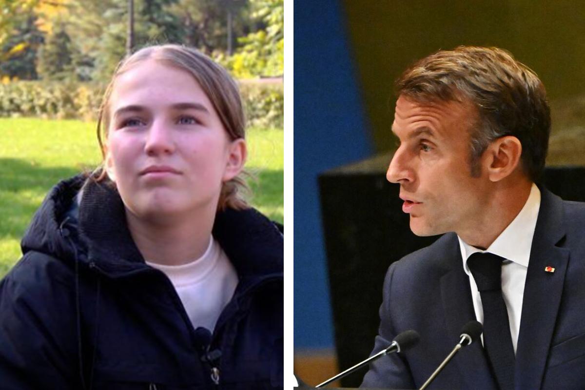 «Это не людоедство?» Луганская школьница отреагировала на слова Макрона о «хищнике у ворот Европы»