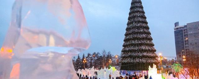 В Красноярске новогодние ели начнут открываться с 23 декабря