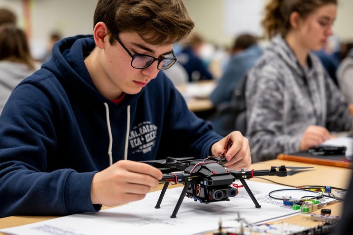 В школах появятся уроки по сборке дронов, пилотированию и «аэрогонки»