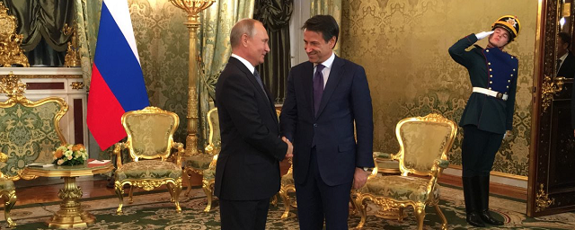 Путин: Россия и Италия продолжают развивать дружественные отношения