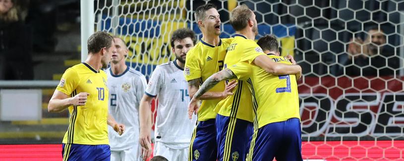 Сборная России уступила Швеции и не вышла в высший дивизион Лиги наций