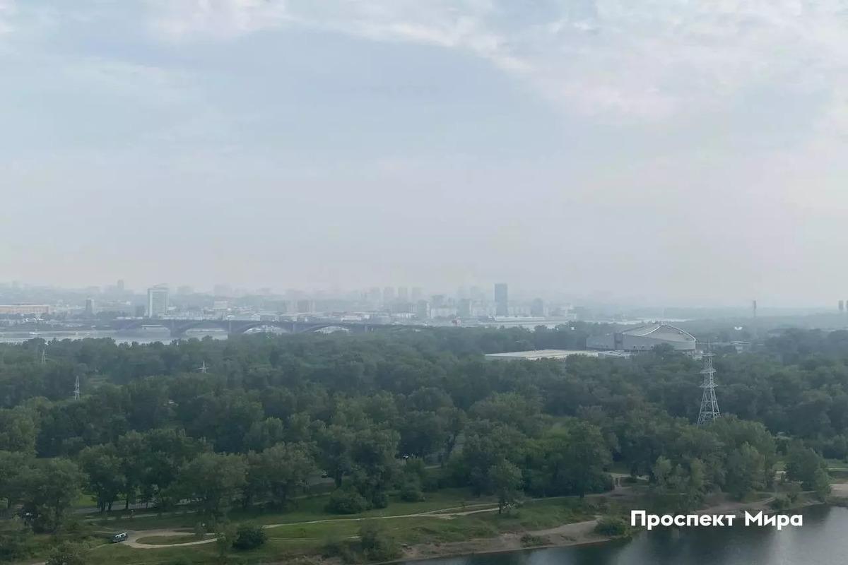 Дым от лесных пожаров в соседних регионах дошел до Красноярска