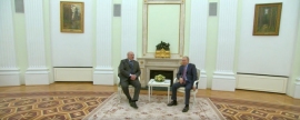 Путин и Лукашенко начали переговоры в Кремле