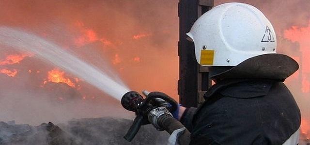 В Кемерове загорелся завод по производству азотных удобрений