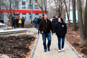 Мэр Самары Иван Носков: В Часовом сквере завершается благоустройство благодаря инициативе местных жителей