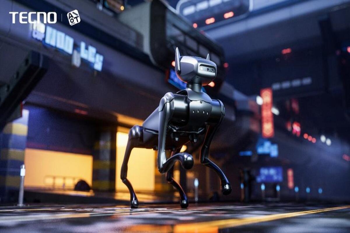 Компания Tecno представила инновационного робота-собаку