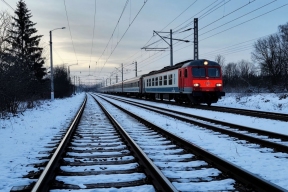 В Забайкалье из-за метели зафиксирована задержка пассажирских поездов