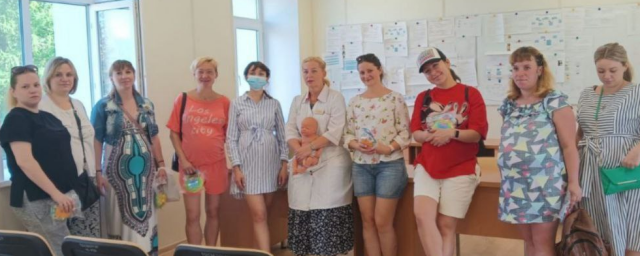 В Клину врачи провели занятие для будущих мам в рамках всемирной недели грудного вскармливания