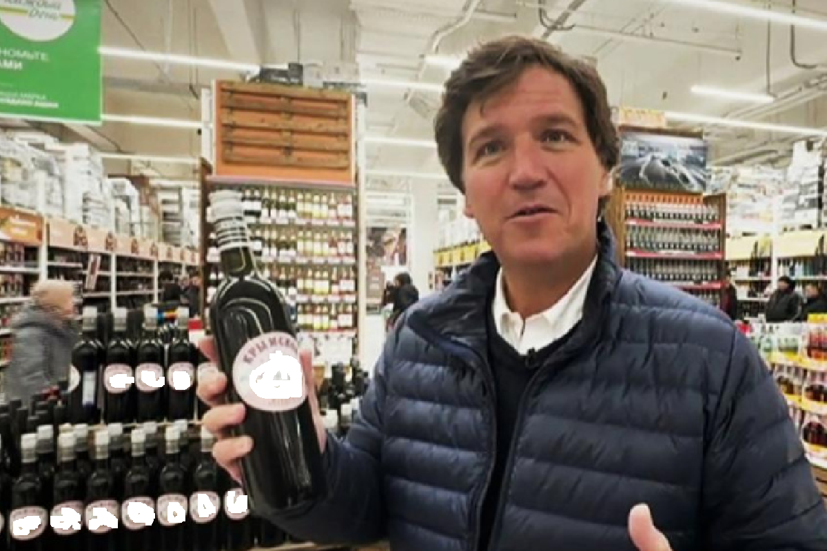 Американский журналист Такер Карлсон заинтересовался Крымским вином